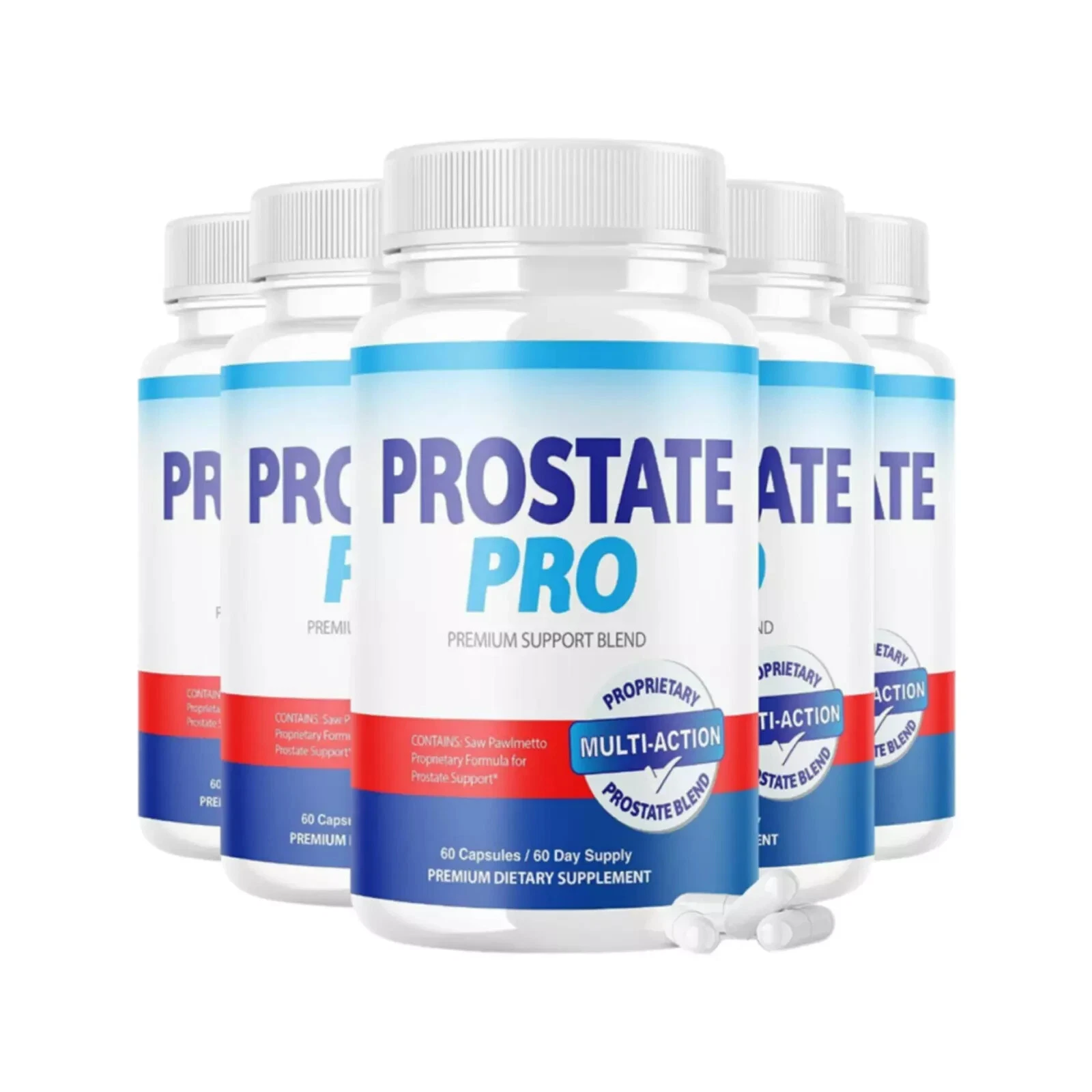 Prostate Pro Supplement for Men Advanced Prostate Health Support Pills (5 Pack)