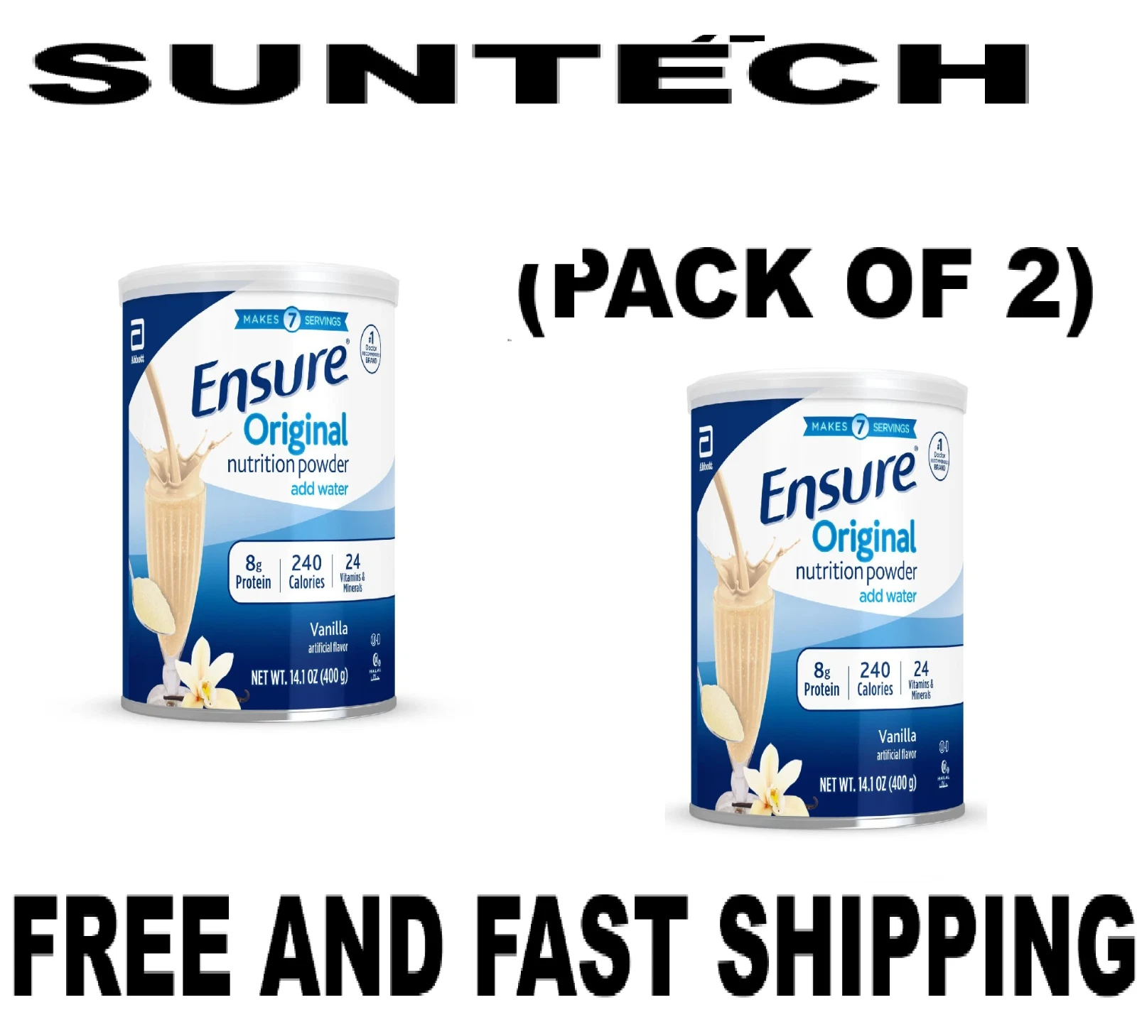 Ensure Original | Vanilla Nutrition Powder | 2 Can