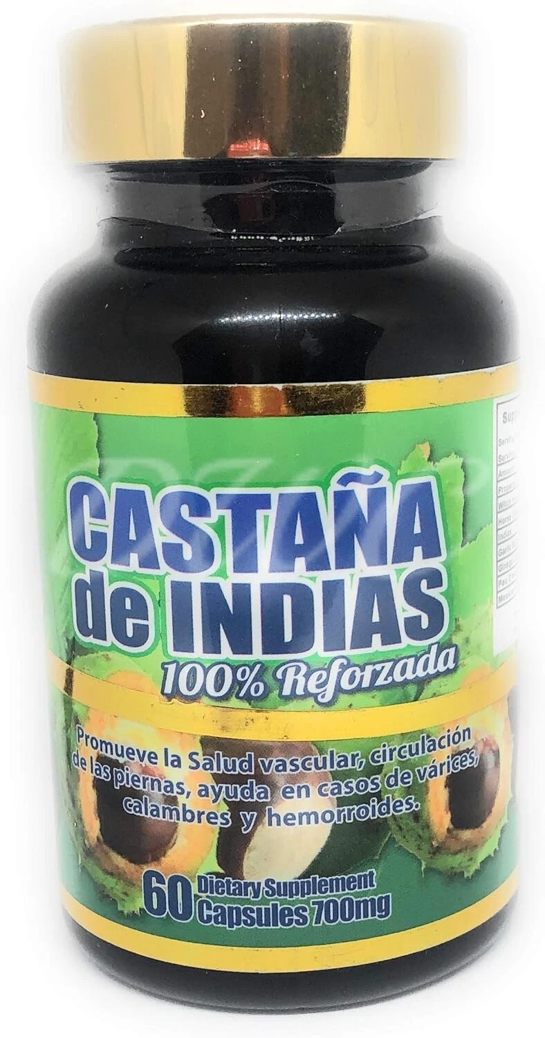 Productos El Colibri Castaña de Indias Reforzado 60 Capsules 700mg