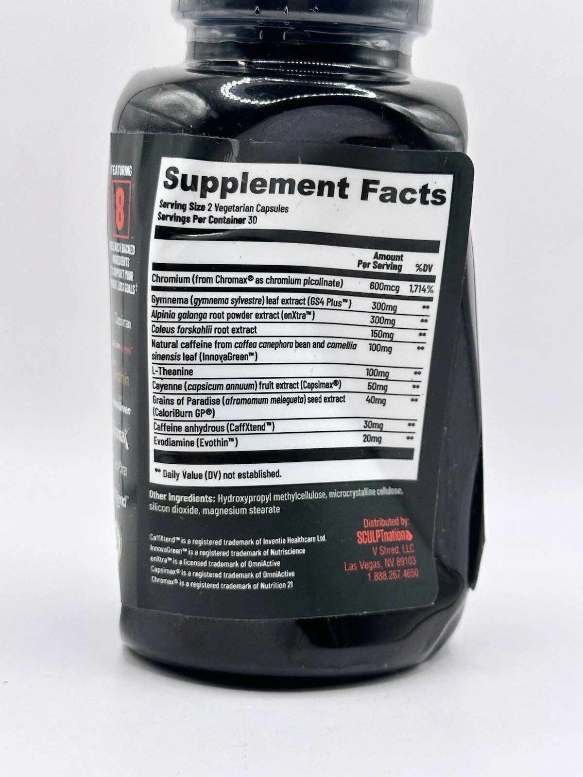 Sculptnation Burn Evolved Thermogenic Fat Burner Weight Loss New *Dented