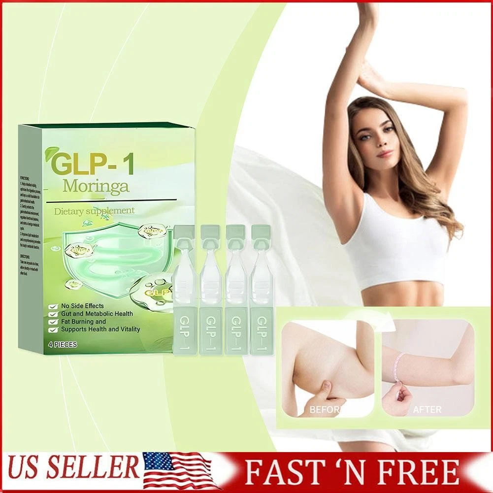 1-5 Box GLP-1 Oral Solution, GLP-1 Moringa Drops, Boosts Metabolism for Everyone