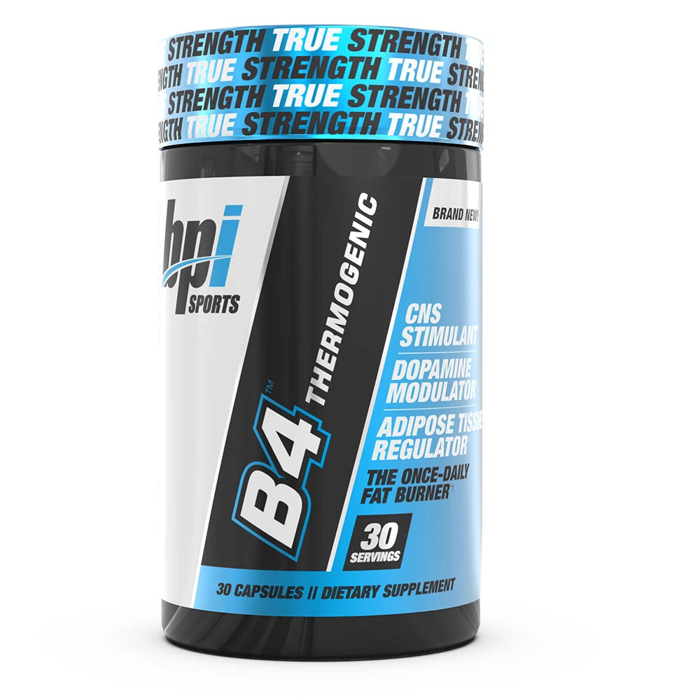 BPI Sports B4 Thermogenic Fat Burner 30 Servings 30 Caps - Once-Daily Fat Burner