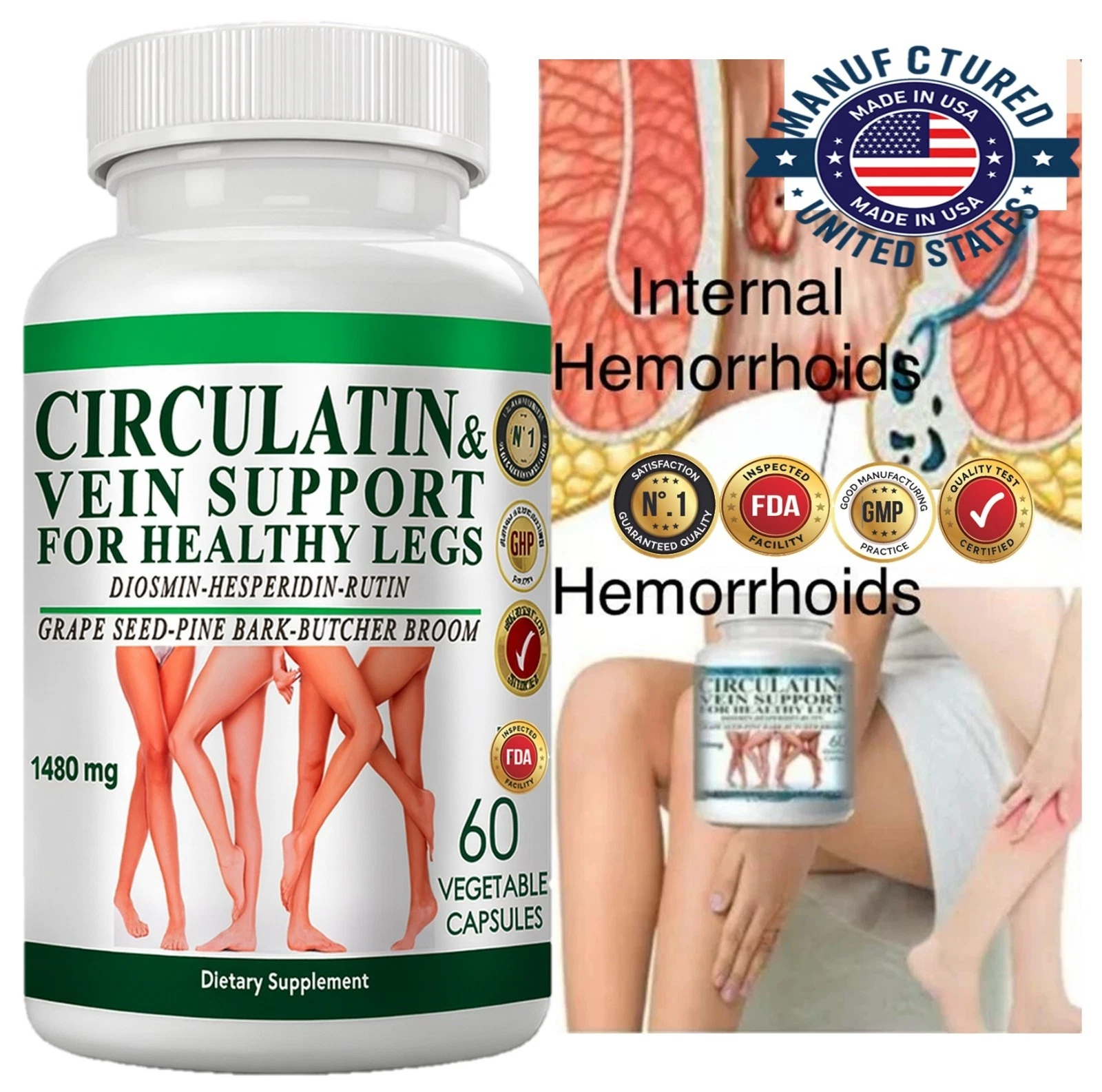 circulatin hemorrhoid circulati Natural hemorroides circulation vein support