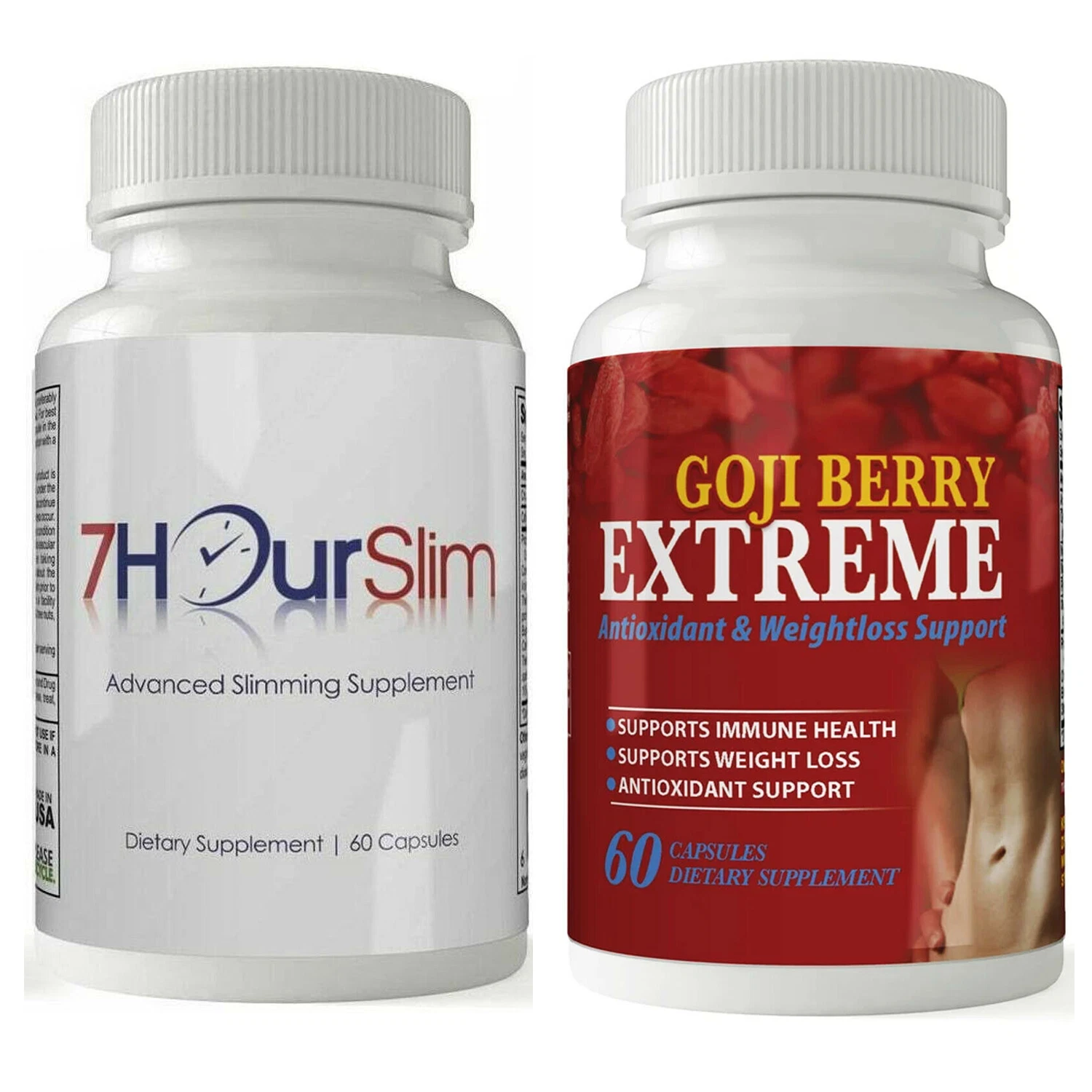 7Hour Slim Weight Loss Capsules Goji Berry Immune Health Antioxidant Supplements