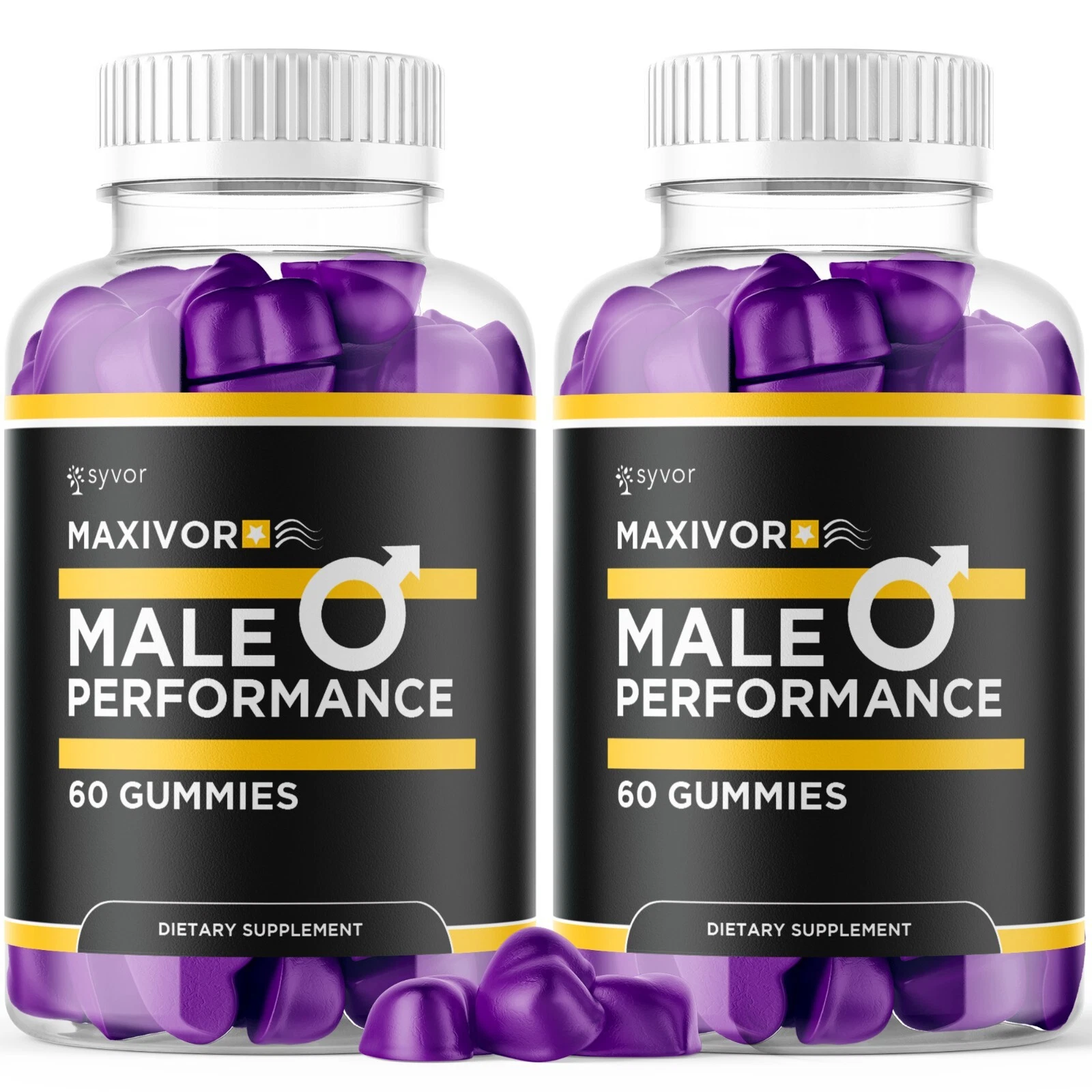 Maxivor Gummies for Men Maximum Strength Formula Vitamin Supplement 120 Gummies