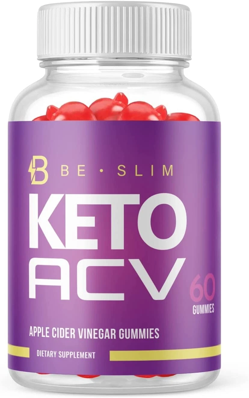 1 - Be Slim Keto ACV Gummies, Vegan, Fat Burner, Weight Loss Supplement-60 Gums