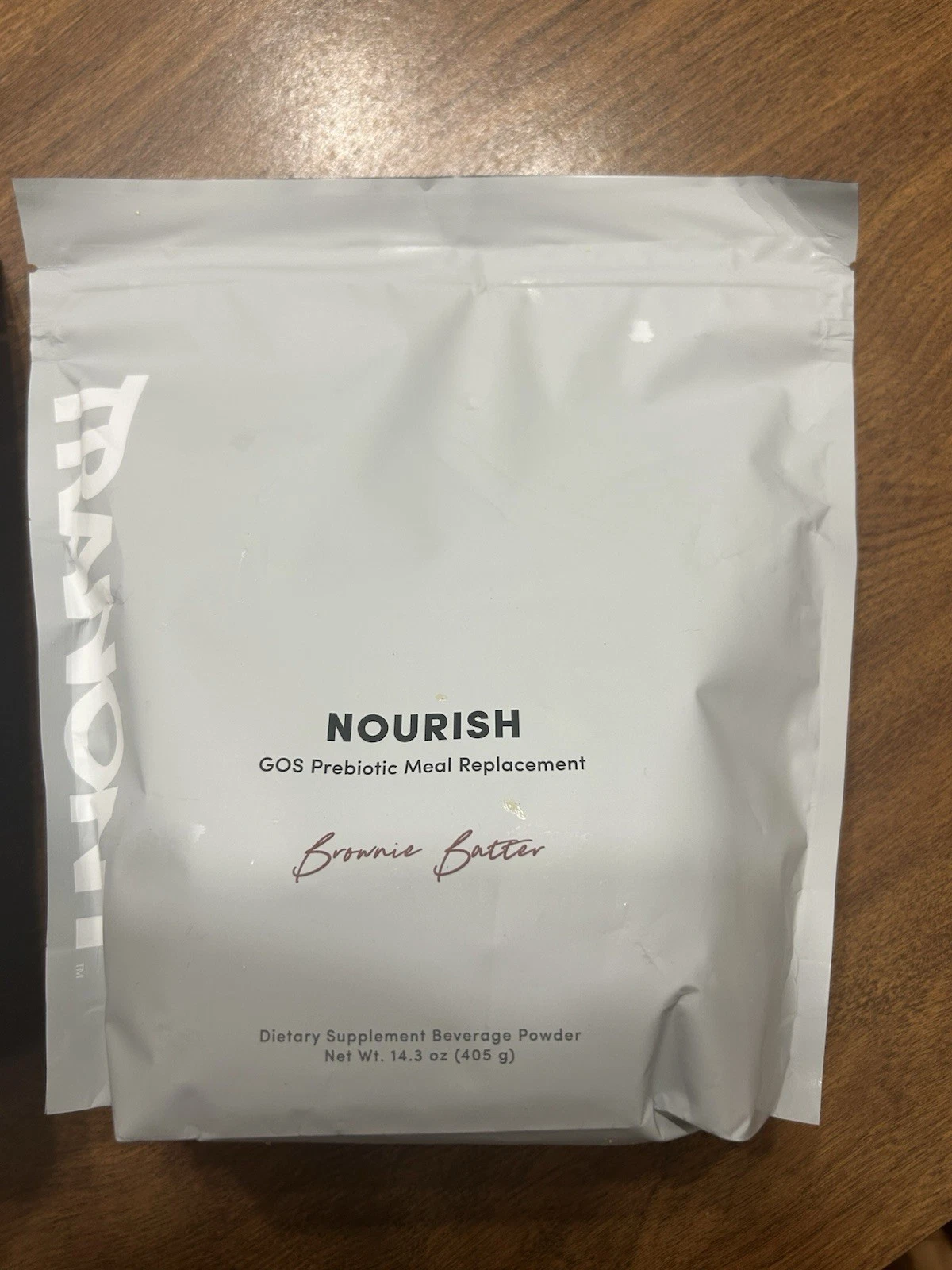 Tranont Nourish GOS Meal Replacement - Brownie Batter - New Sealed! Exp 08/25