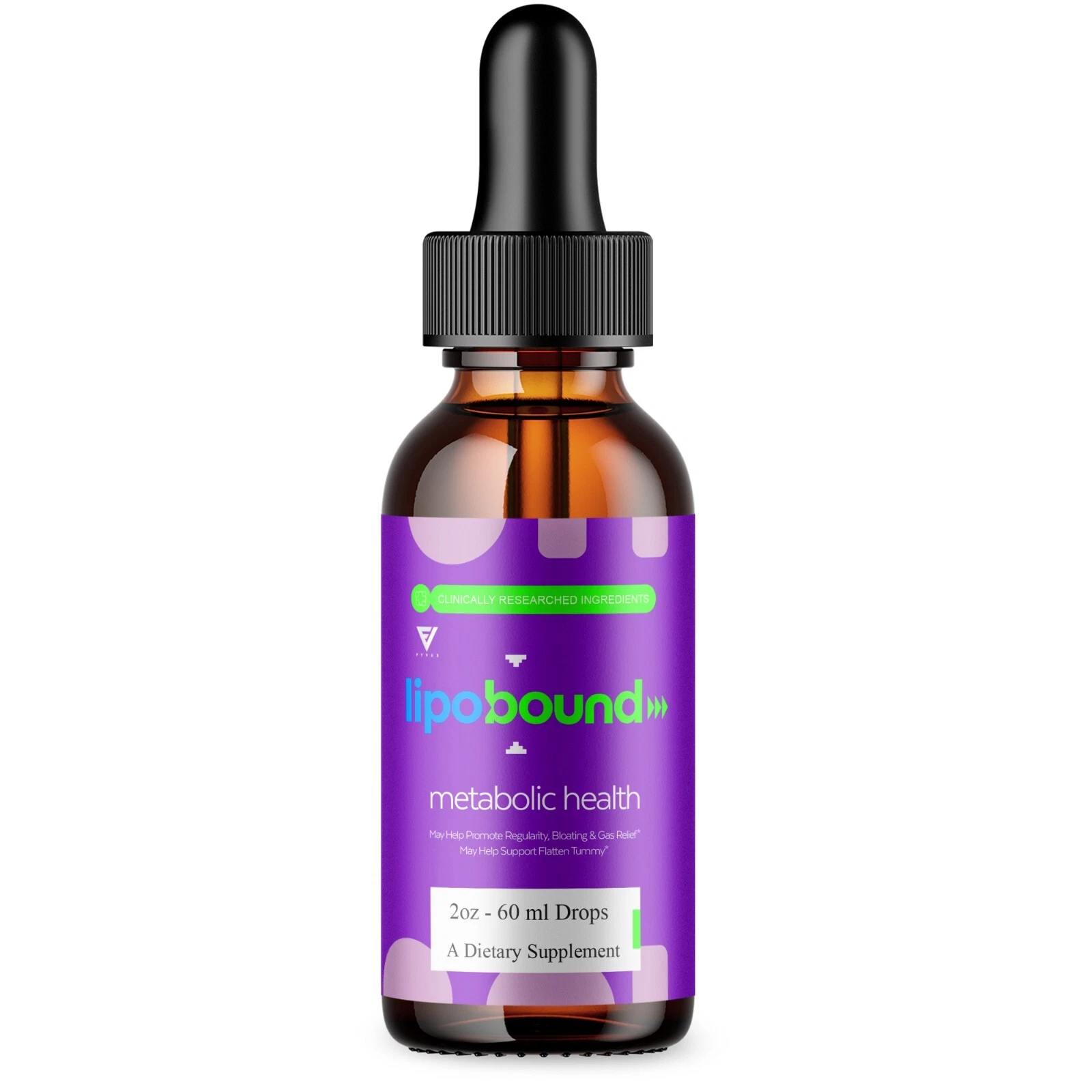 Lipobound Liquid Drops, Lipo Bound Weight Management Supplement (2oz)