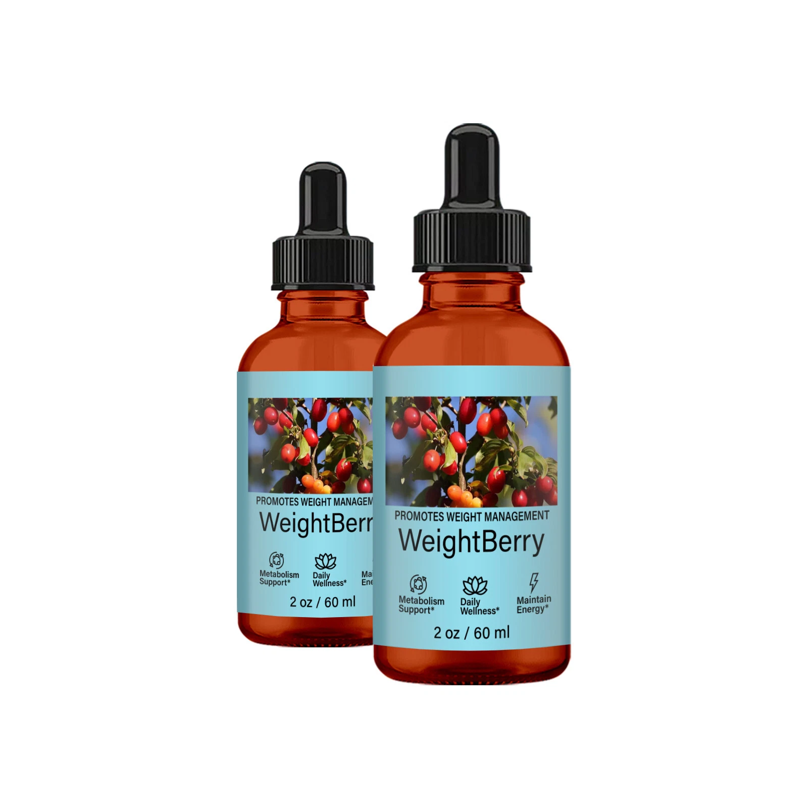 Weight Berry Drops - Weight Berry Liquid Drops (2 Pack)