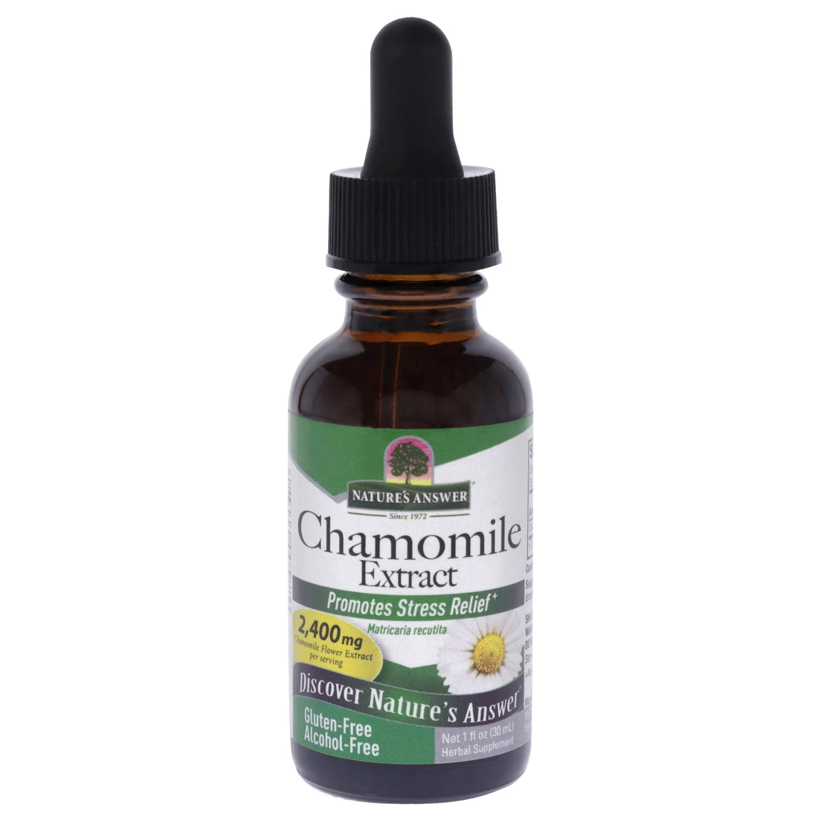 2 Pack Chamomile Extract AF - 2400mg by Natures Answer for Unisex - 1 oz Dietary