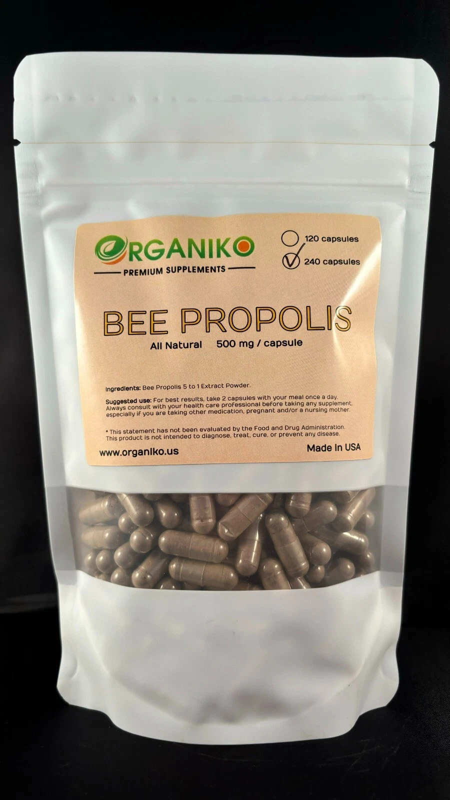 Bee Propolis -- Oral and Dental Health Support