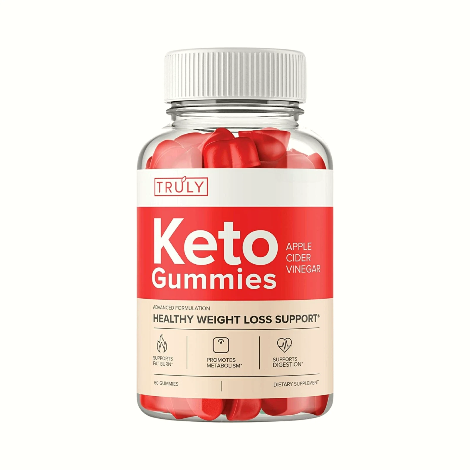 Truly Keto Gummies - Truly ACV Keto Gummies Weight Loss - 60 Gummies