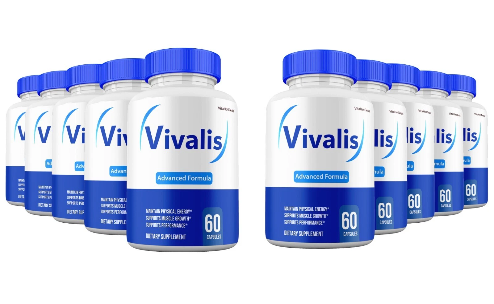Vivalis Supplement For Men, Maximum Strength, Vivalis Pills (10 pack)