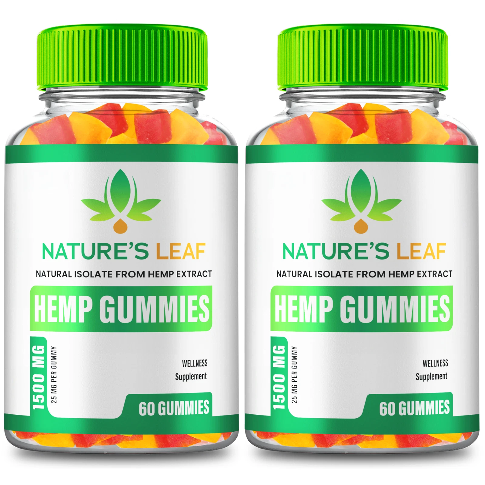 (2 Pack) Nature's Leaf Gummies, NaturesLeaf Overall Health Gummies (120 Gummies)