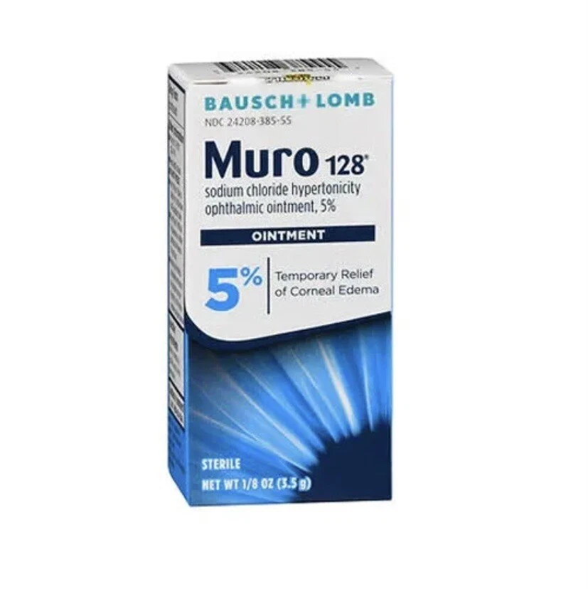 Bausch & Lomb MURO 128 Ointment 5% 1/8 Oz (3.5g) {Exp:10/2027+}