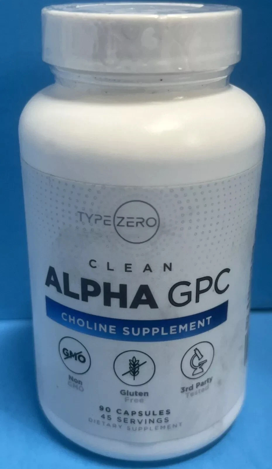 Ultra Clean Alpha GPC Choline Supplement 600mg | 90 Capsules Exp 12/25