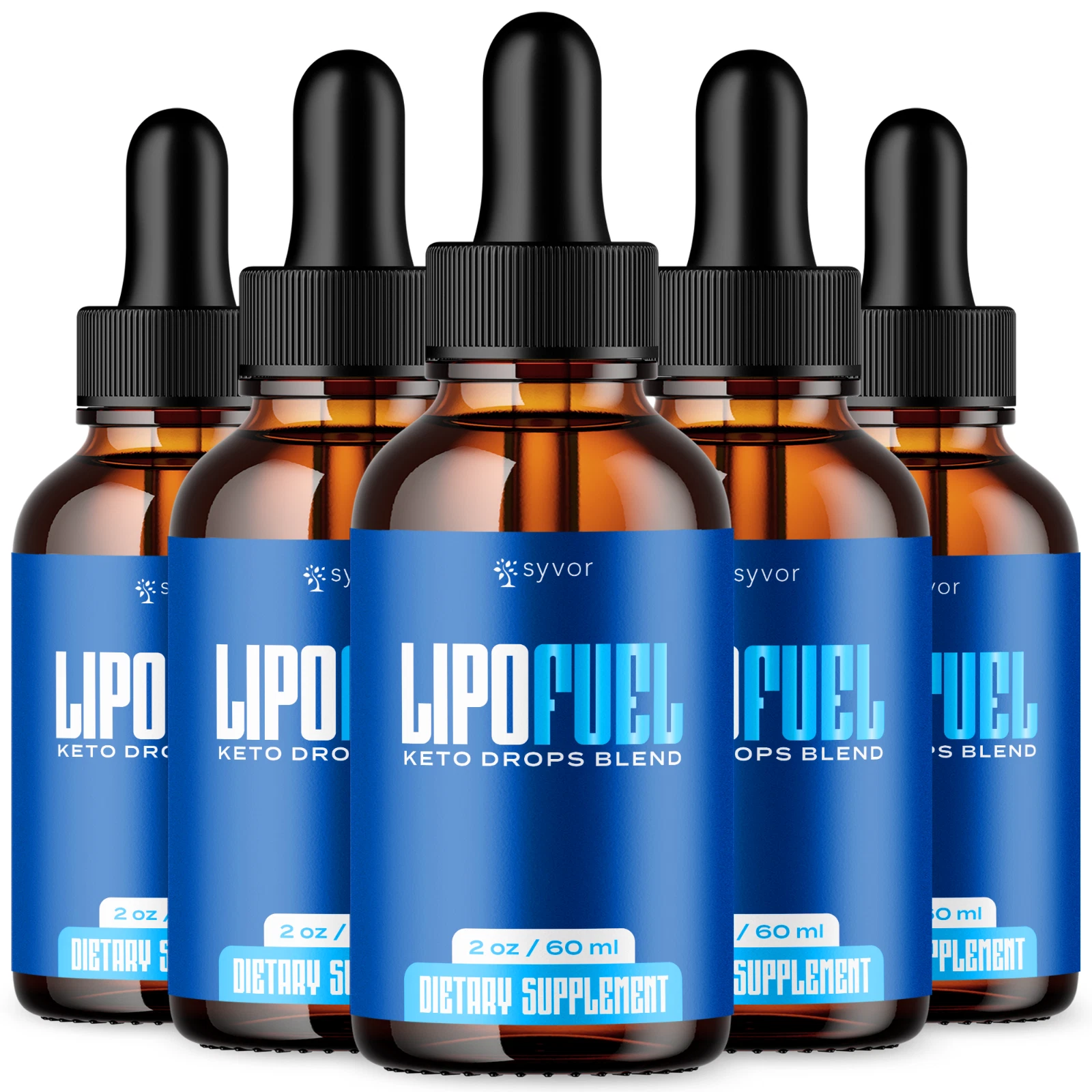 Lipofuel Drops Advanced Formula Supplement Natural Daily Vitamin 300 Servings
