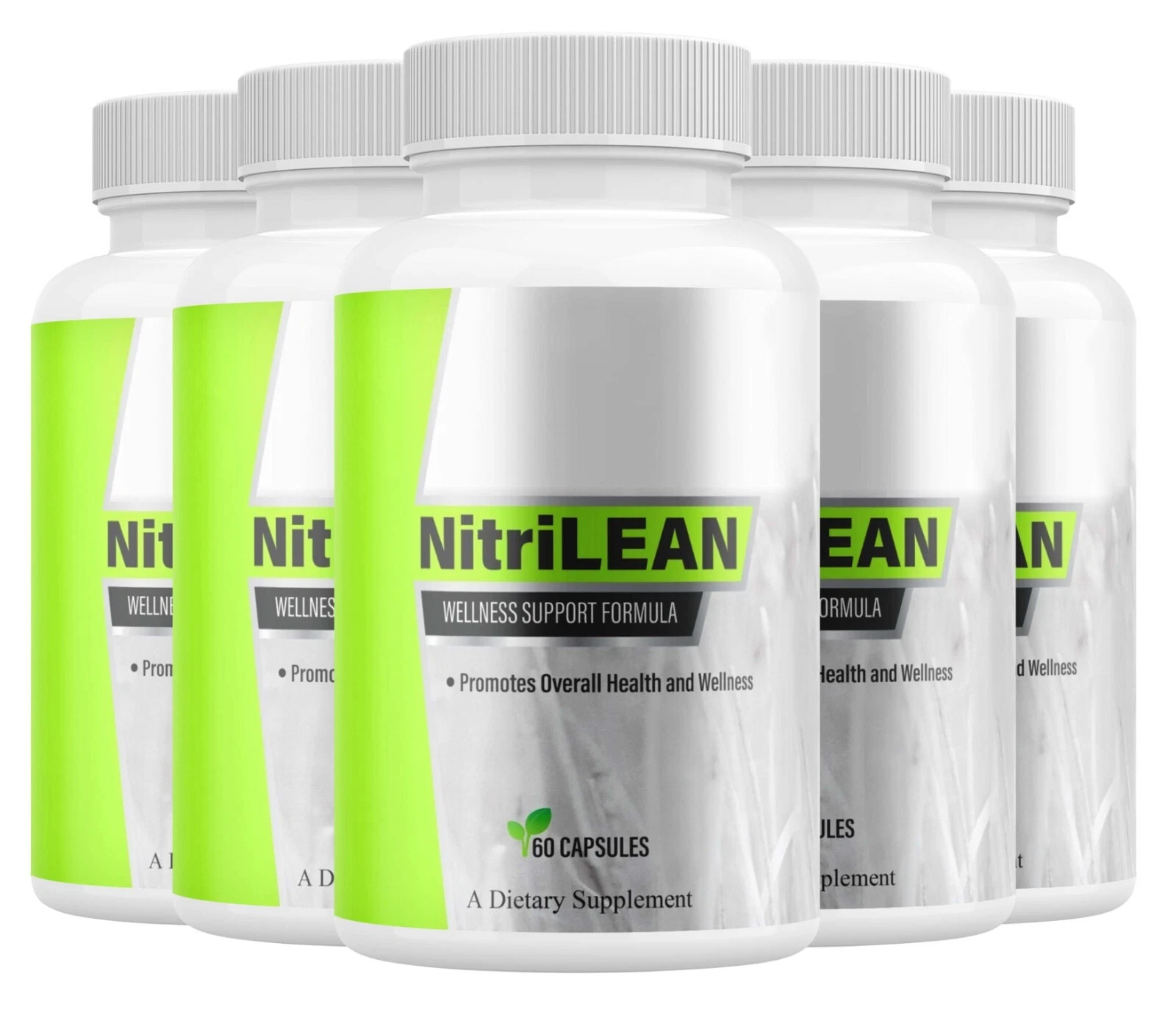 (5 Pack) Nitrilean Capsules Nitri Lean Wellness Supplement Pills
