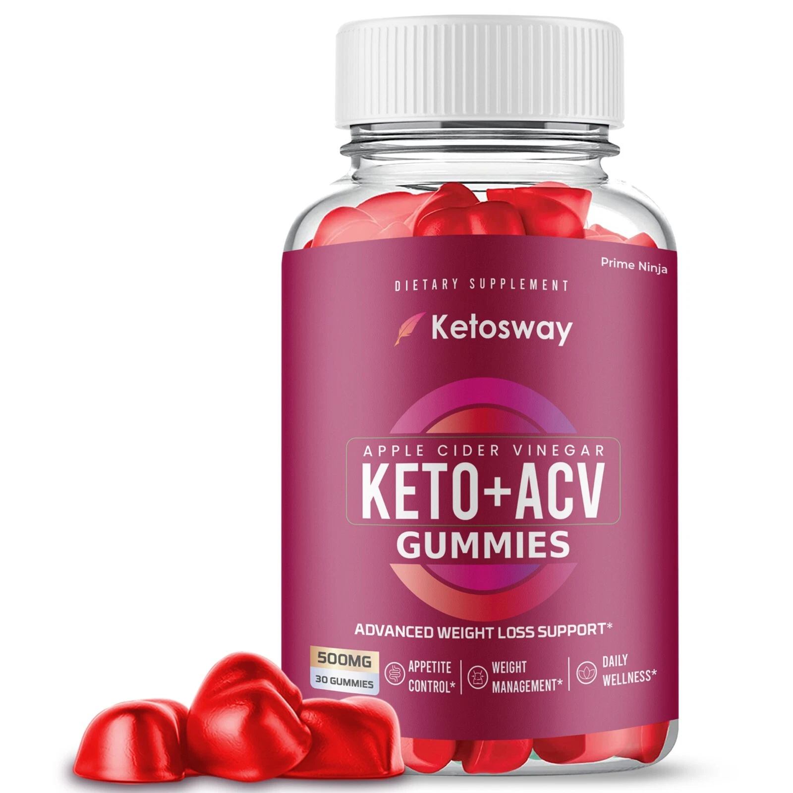 KetoSway Keto ACV Gummies, Keto Sway Keto ACV Max Strength (1 Pack)