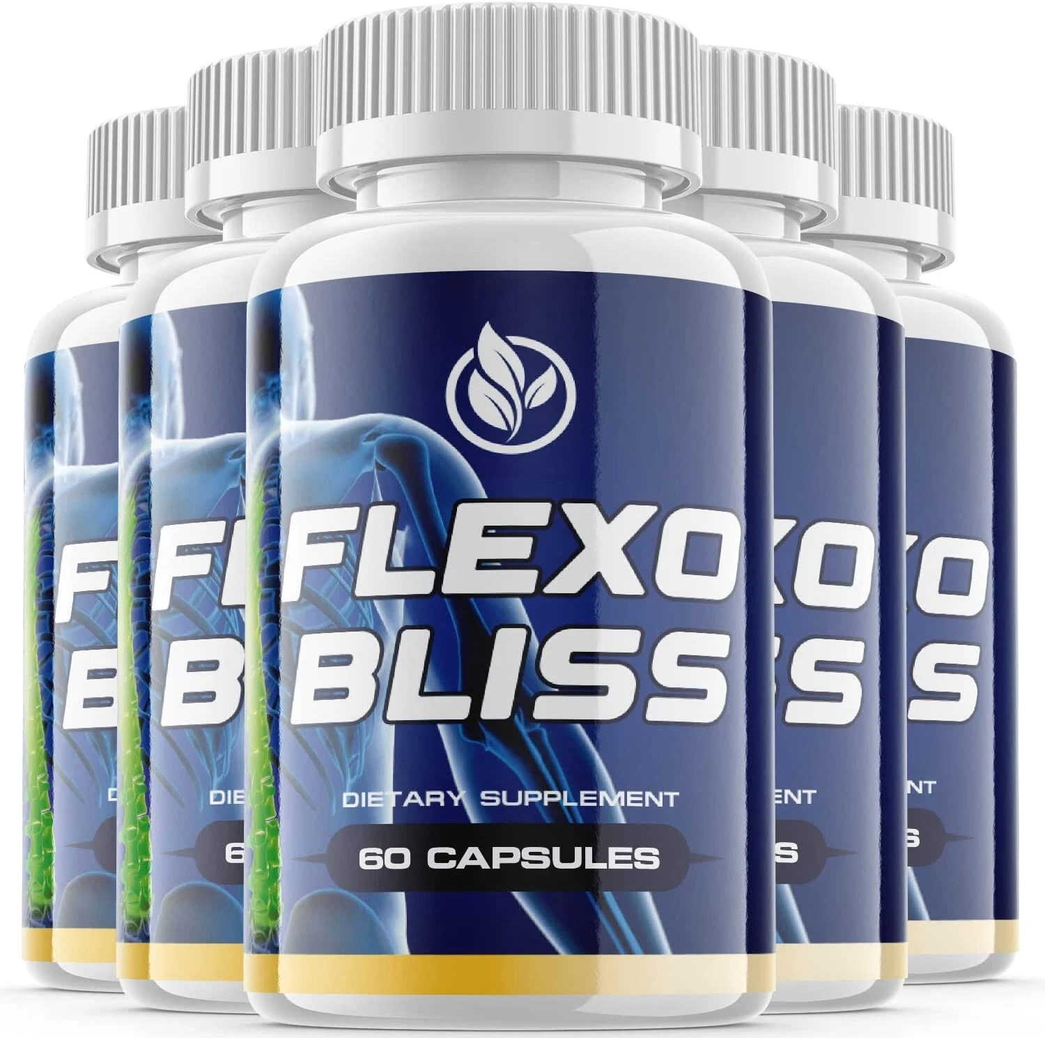 5 Pack - Flexobliss Supplement Pills - Flexobliss Support Formula - 300 Capsules