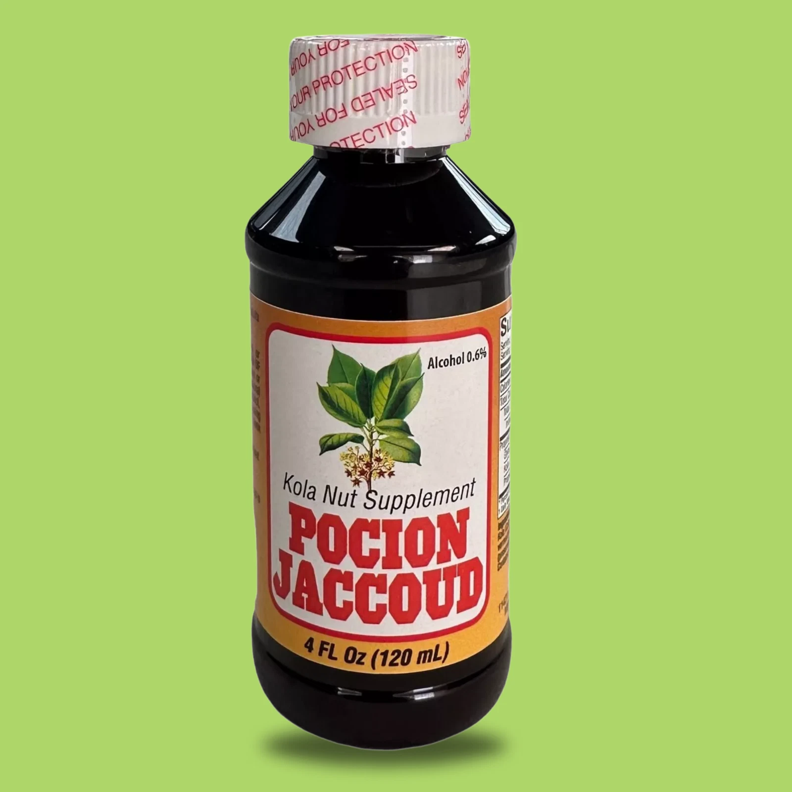 Menper Kola Nut Supplement Pocion Jaccoud – Traditional Herbal Formula, 4 fl oz