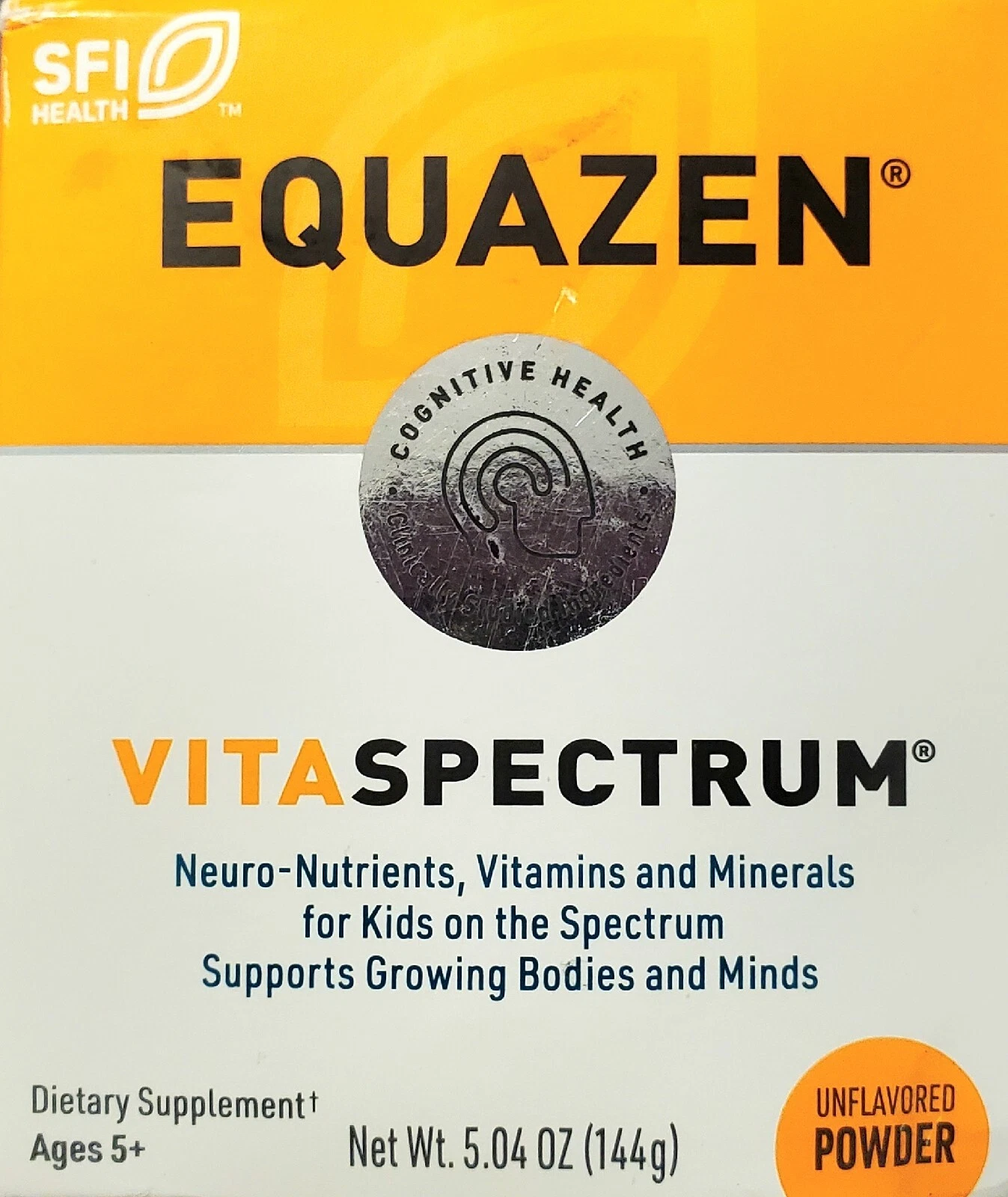 Equazen VitaSpectrum Neuro-Nutrients for Body & Mind, 5.04 oz. Unflavored Powder