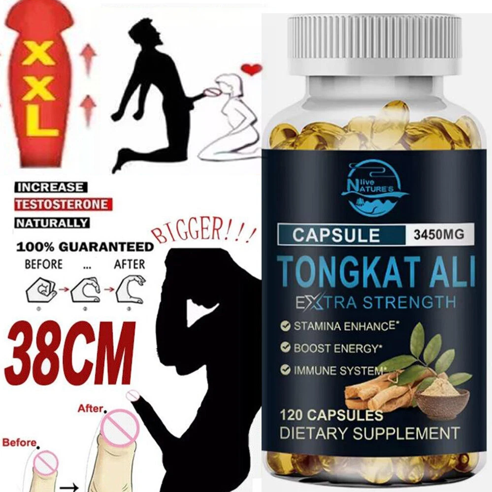 Male Enhancement Booster & Thicker Last Longer Stronger Bigger 120 Pills Capsule