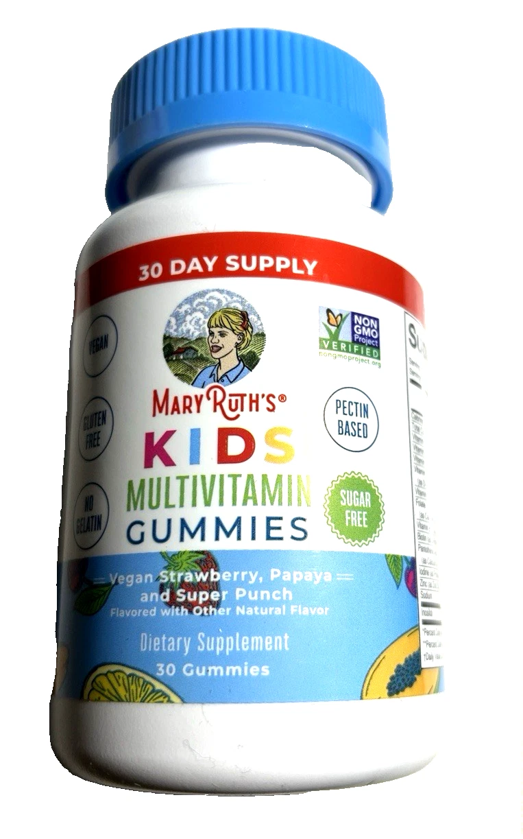 Mary Ruth's Kids Multivitamin Gummies 30 count ▪︎ Exp. 07/26 ( 2 Bottles )