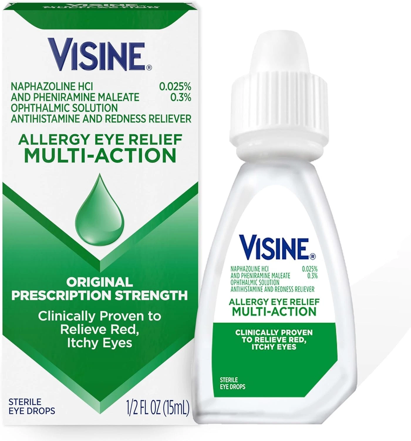 Visine Allergy Eye Relief Multi-Action Antihistamine & Redness 0.5 fl. oz
