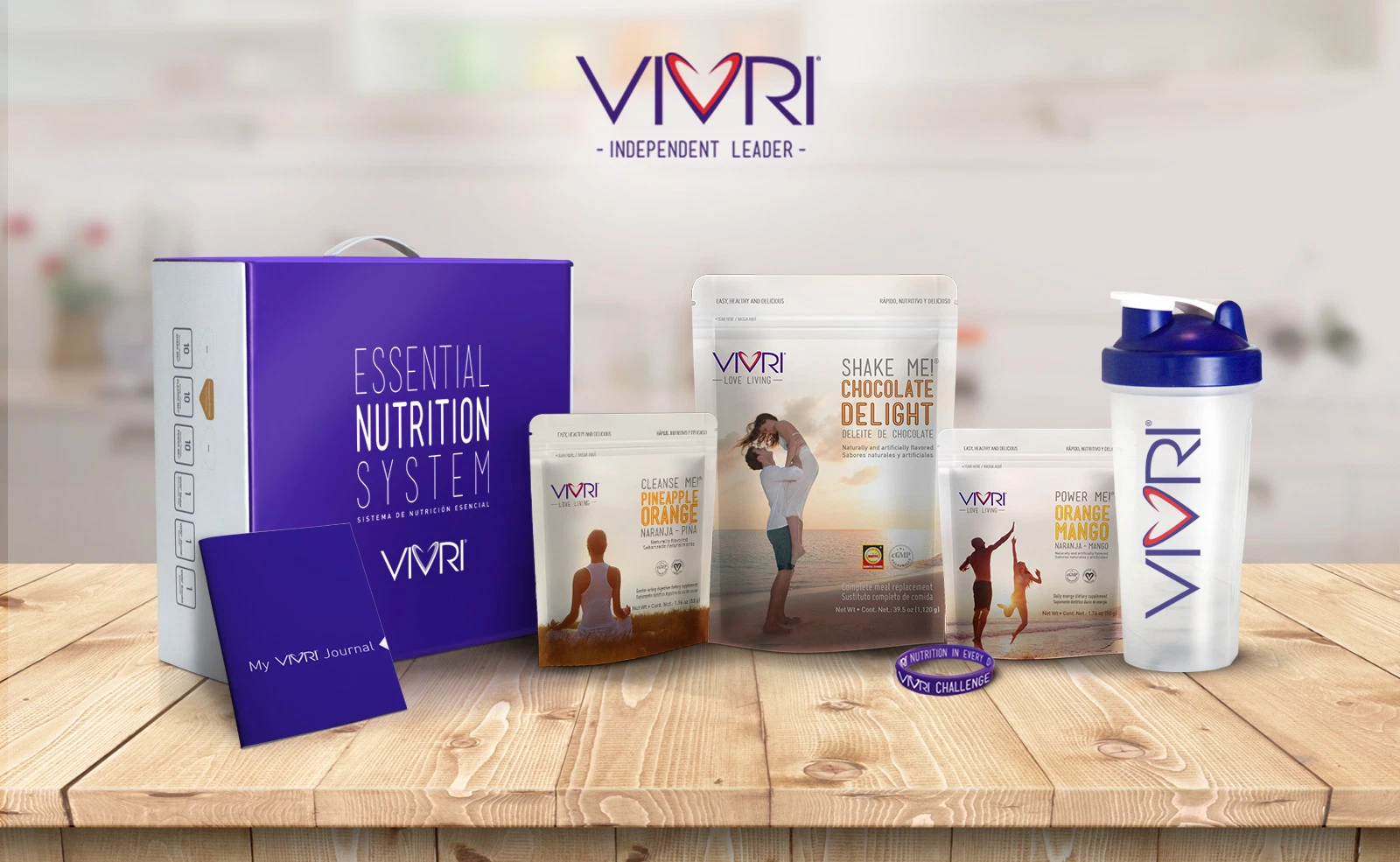 Vivri- Essential Nutrition System-10 days- Chocolate, Shake Me- Orange Mango
