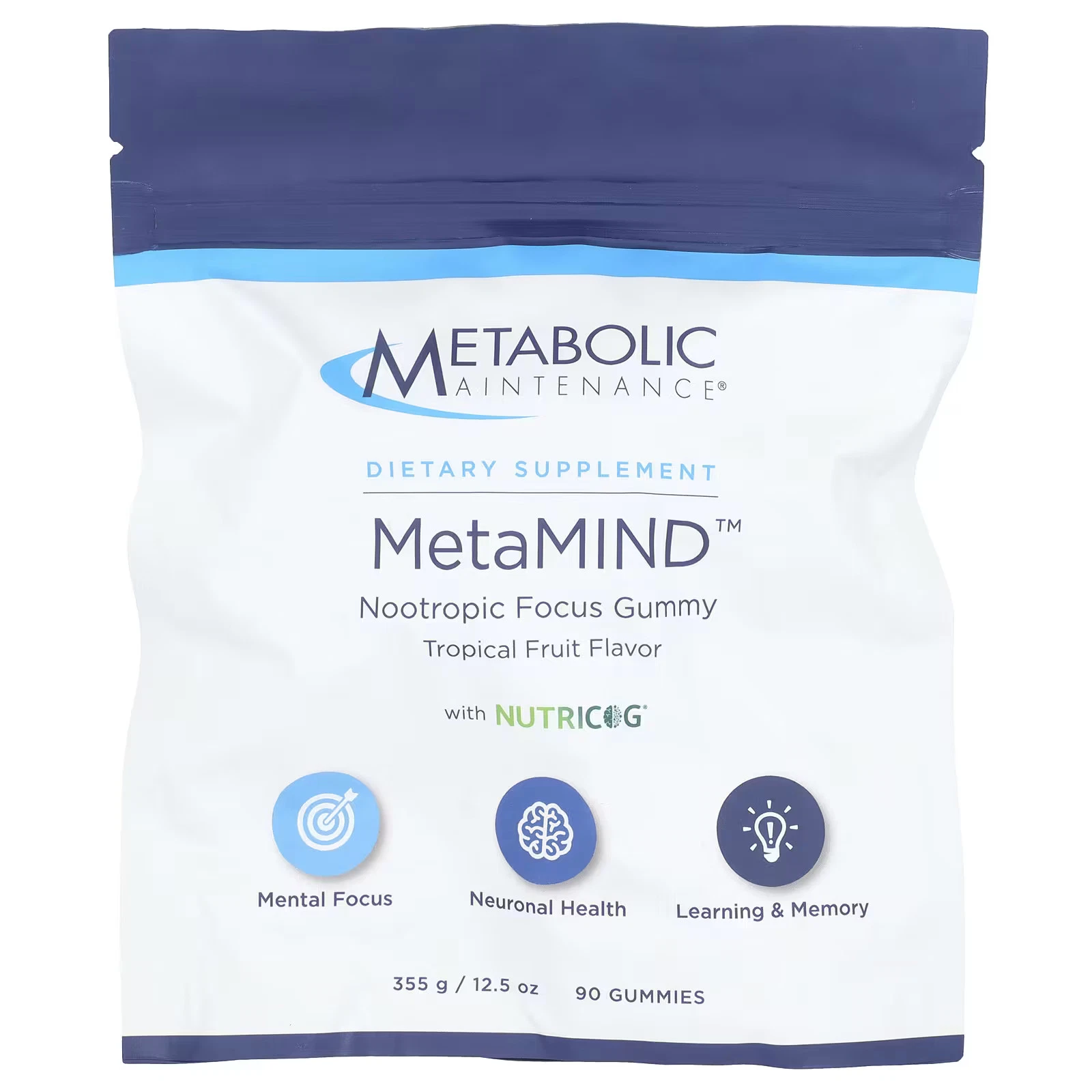 2 X Metabolic Maintenance, MetaMIND�, Nootropic Focus Gummy with Nutricog�, Trop