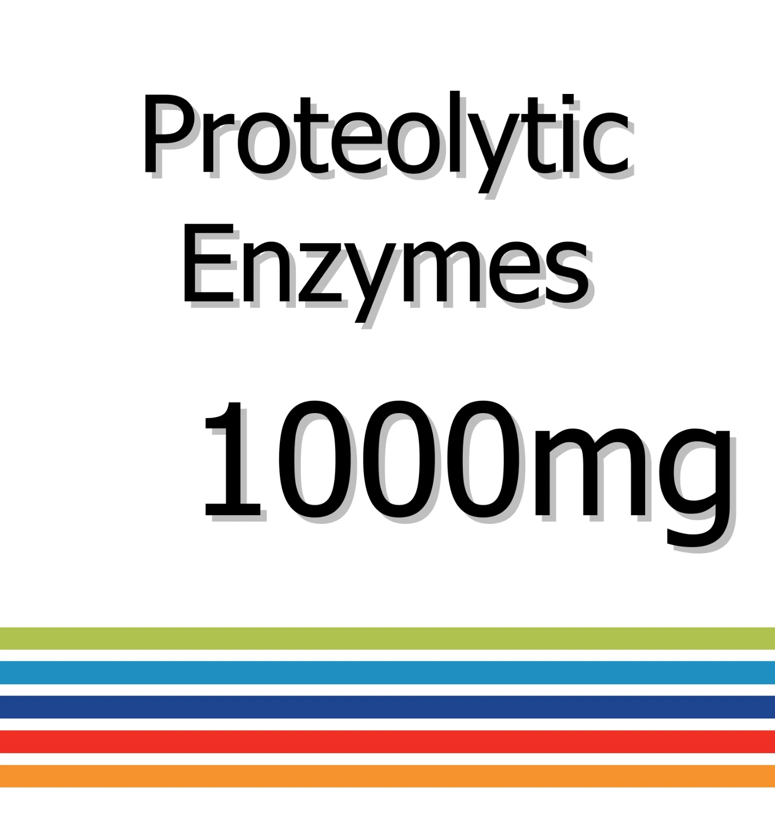 Proteolytic Enzymes 1000mg x 30 Tablets - Inflammation reduction