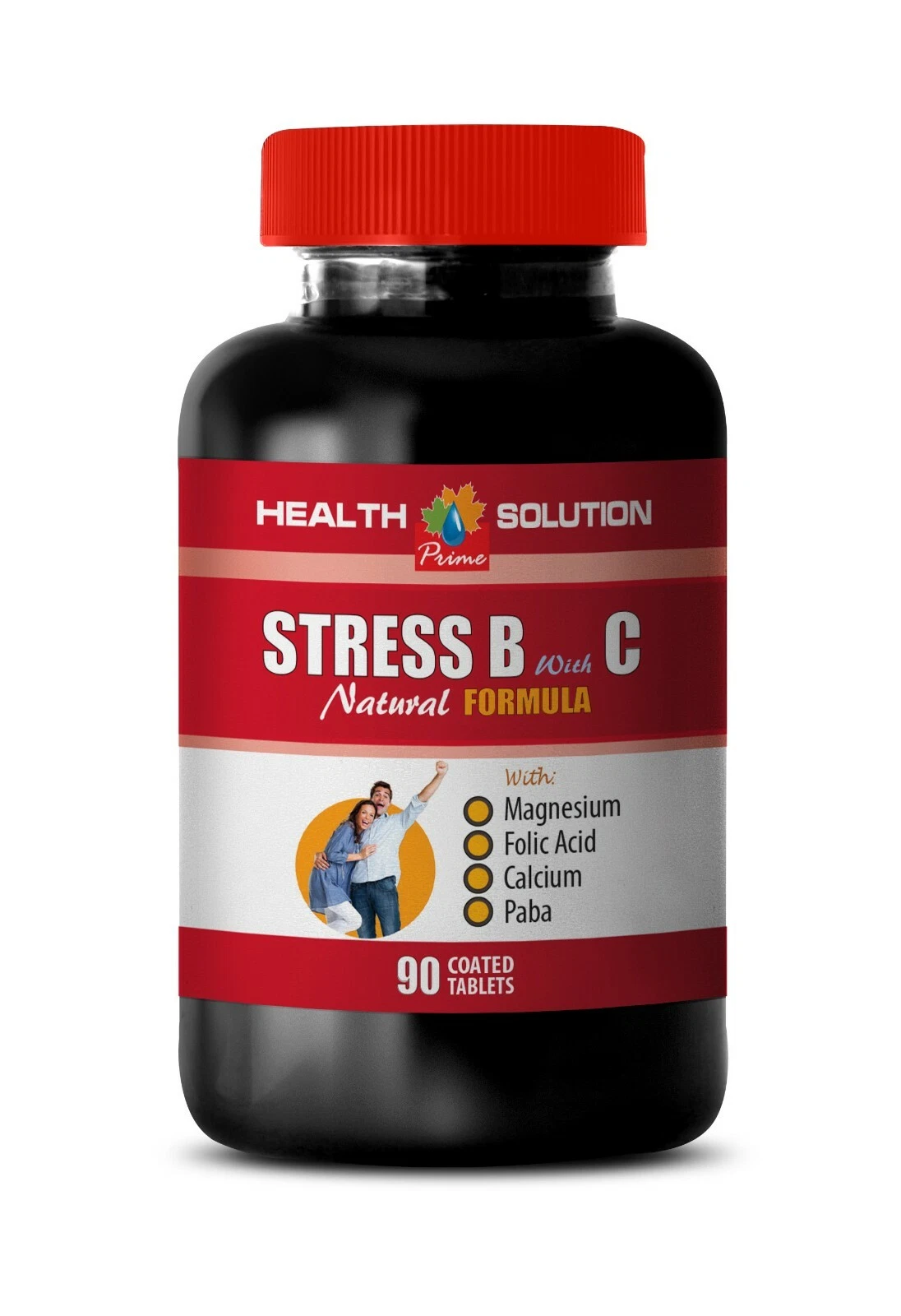 cardio health supplement - STRESS B WITH C anti aging armor slow aging 1 BOTTLE
