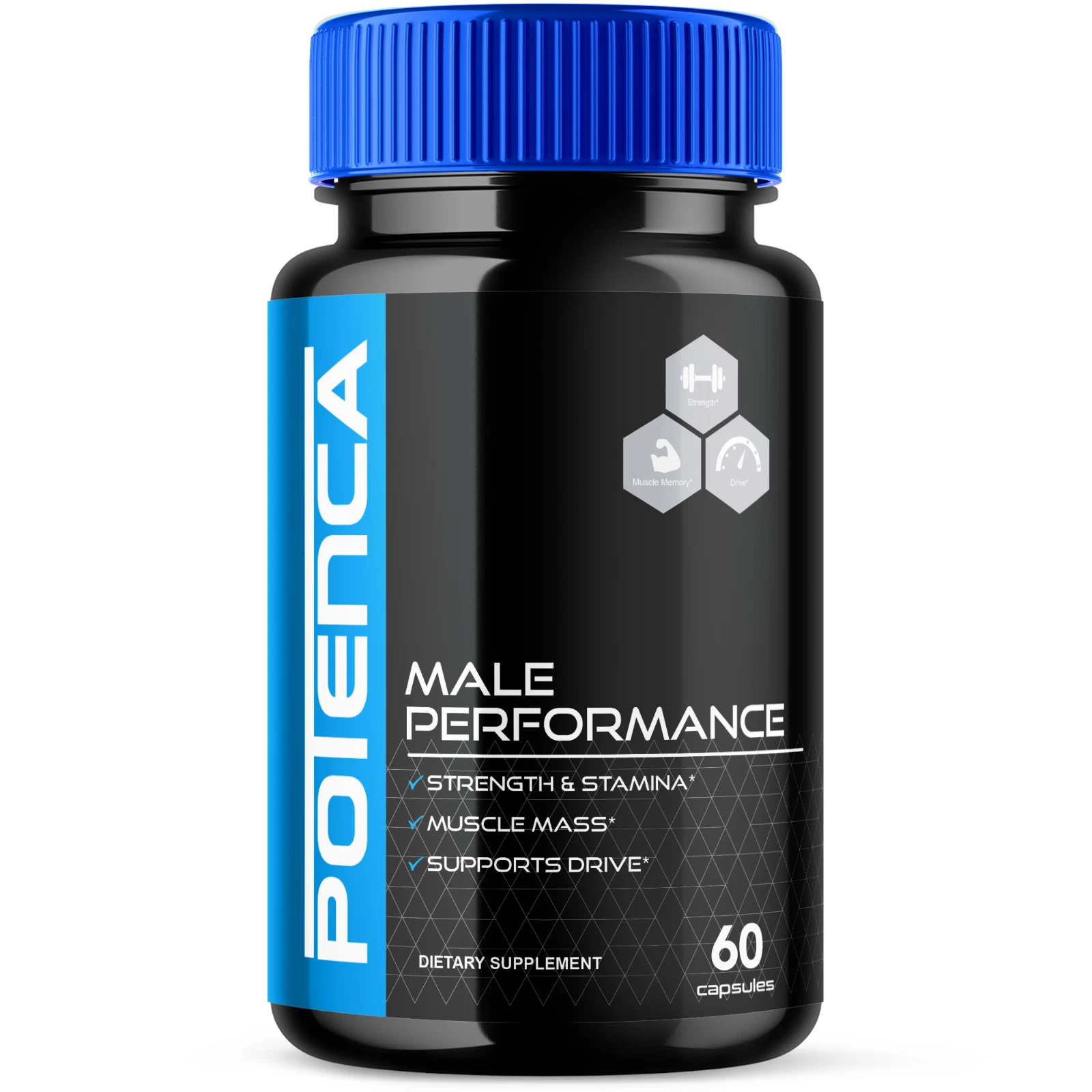 Potenca for Men Advanced Vitality Support Formula Supplement 60 Capsules