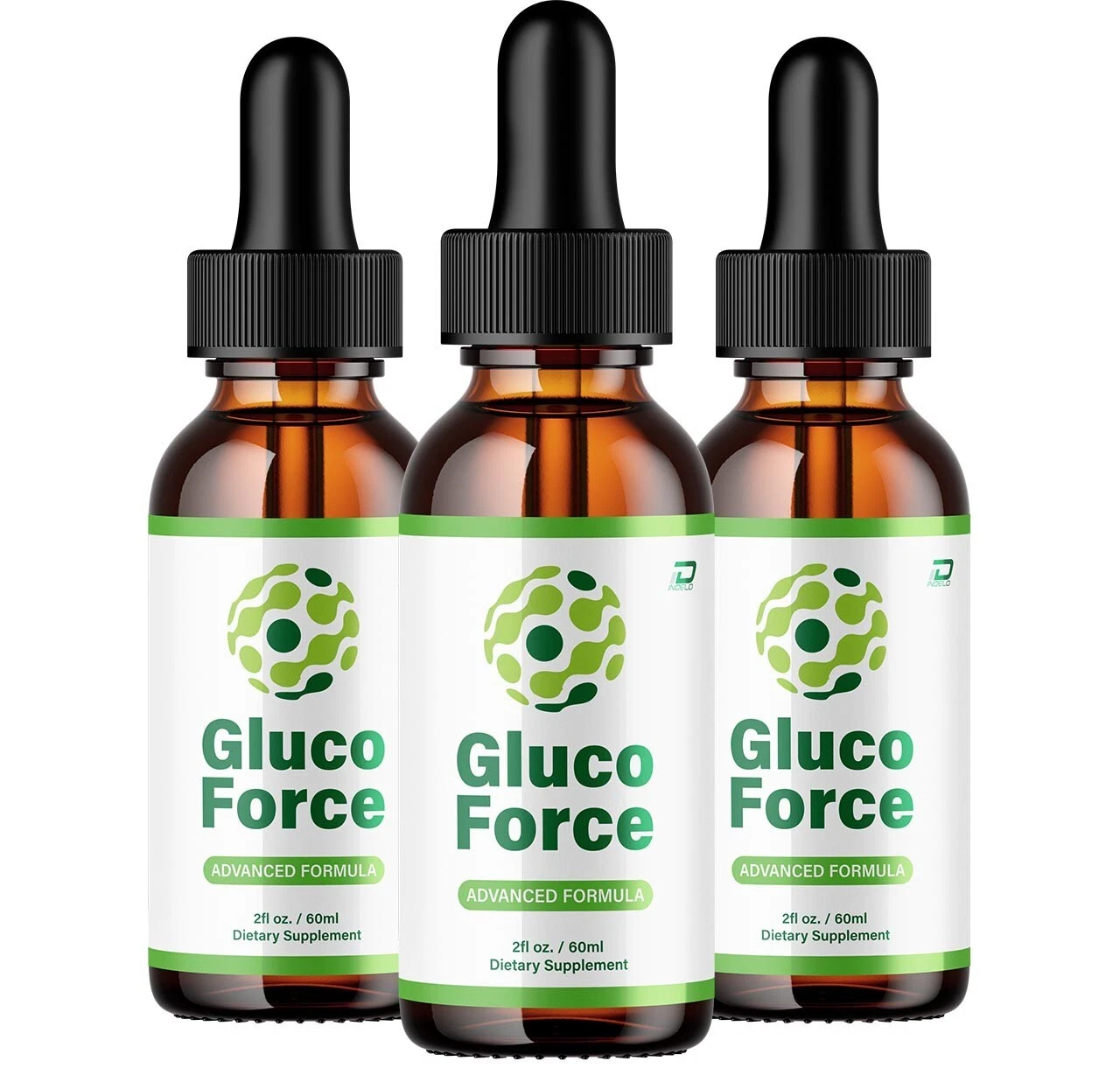 (3 Pack) Gluco Force – Gluco Force Extra Strength All Natural Healthy Organic Su