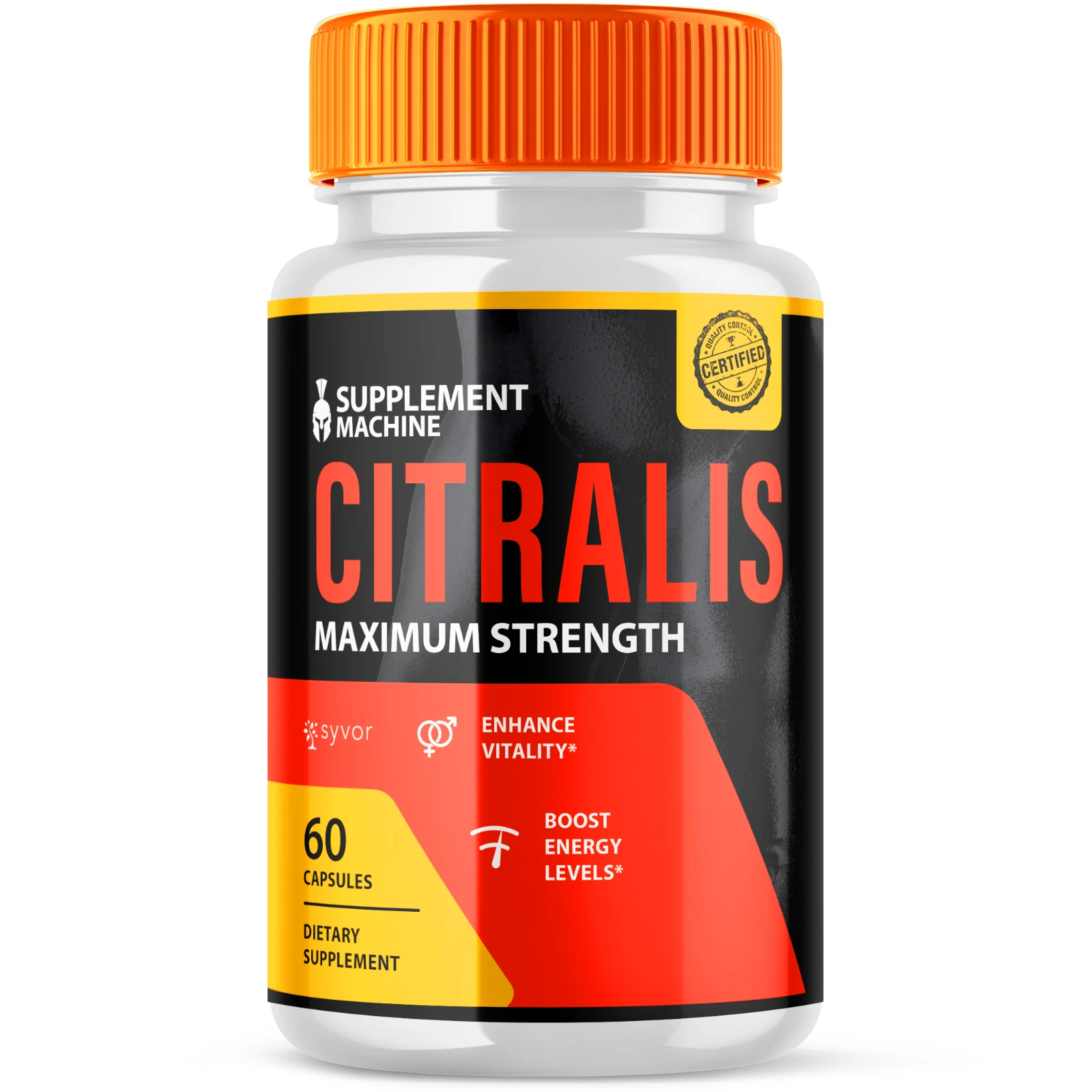 Citralis For Men Maximum Strength Pills Advanced Formula Supplement 60 Capsules