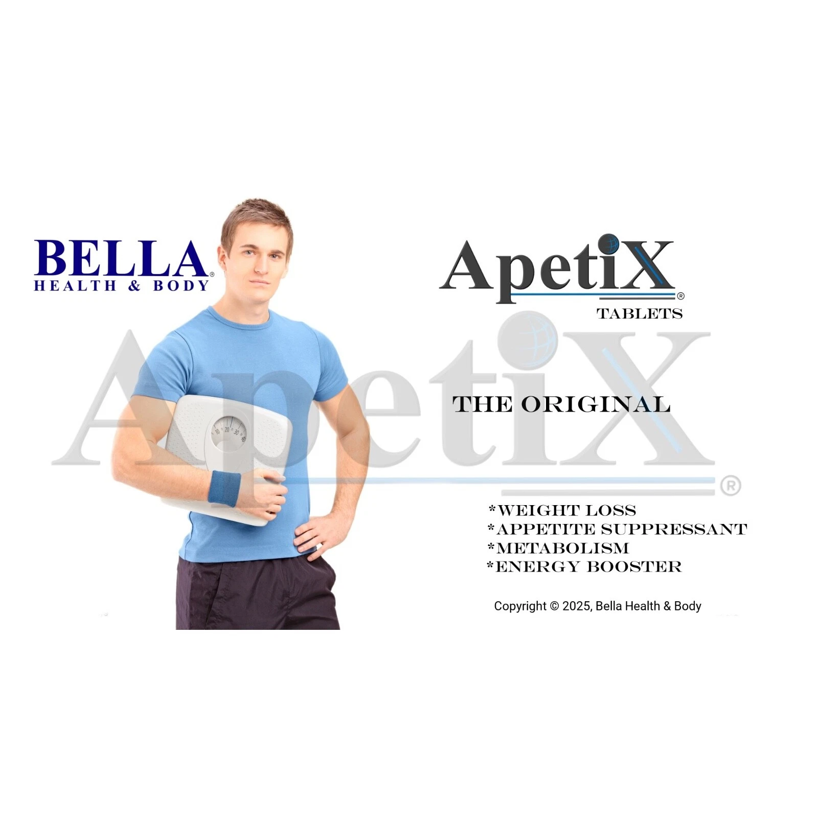 ApetiX TABLETS Appetite Suppressant, Metabolism Booster and Weight Loss