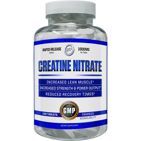 HI-TECH PHARMACEUTICALS CREATINE NITRATE 120 Tablets Mass Strength Power Output