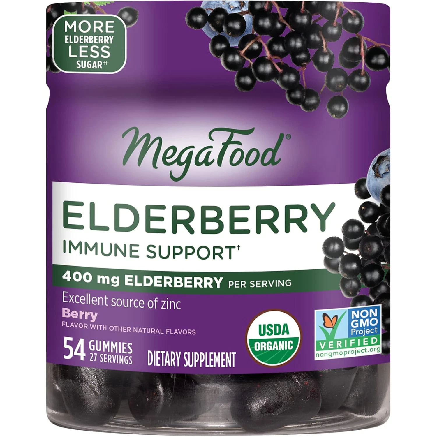 MegaFood, Apoyo Inmunológico de Saúco, 54 Gomitas