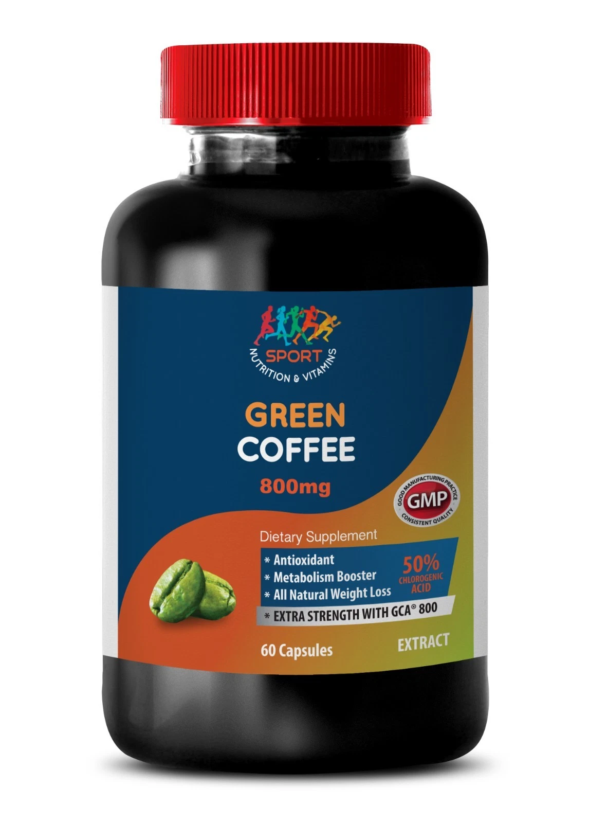 blood sugar harmony supplement - GREEN COFFEE GCA 800MG 1B - green coffee
