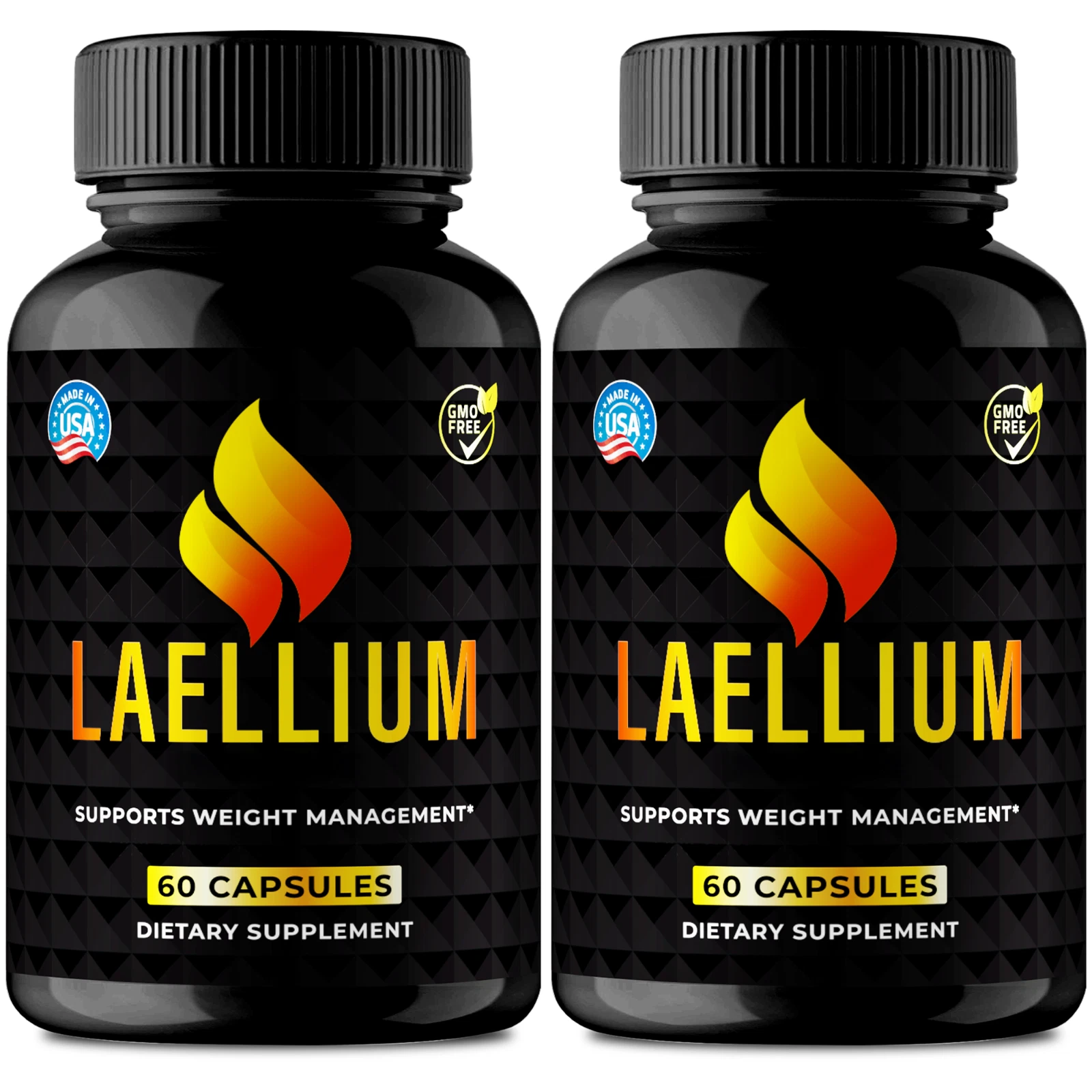 (2 Pack) Laellium for Weight loss, Advanced Fat Burning and Energy Capsules