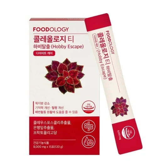 Coleology Tea Hobby Escape Diet Care 8g 15 stick Healthy Weight Loss Supplements