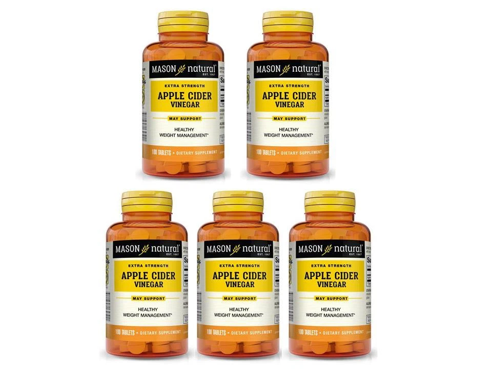 5x Apple Cider Vinegar 1000 mg 500 TABS Weight Loss BEST DEAL 500 mg per tablets