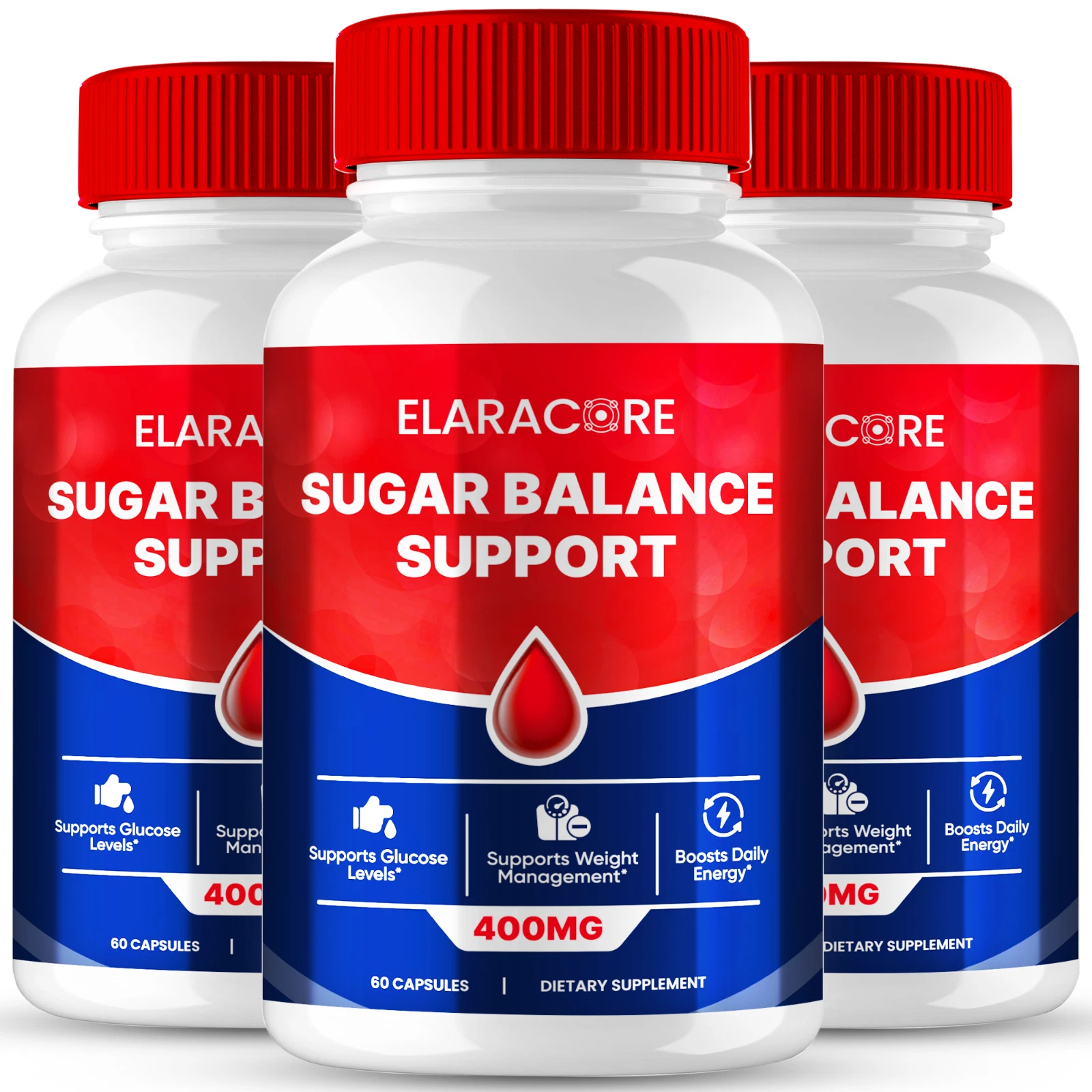 (3 Pack) Elaracore Glycogen Capsules, Elare Core Advanced Blood Formula Support