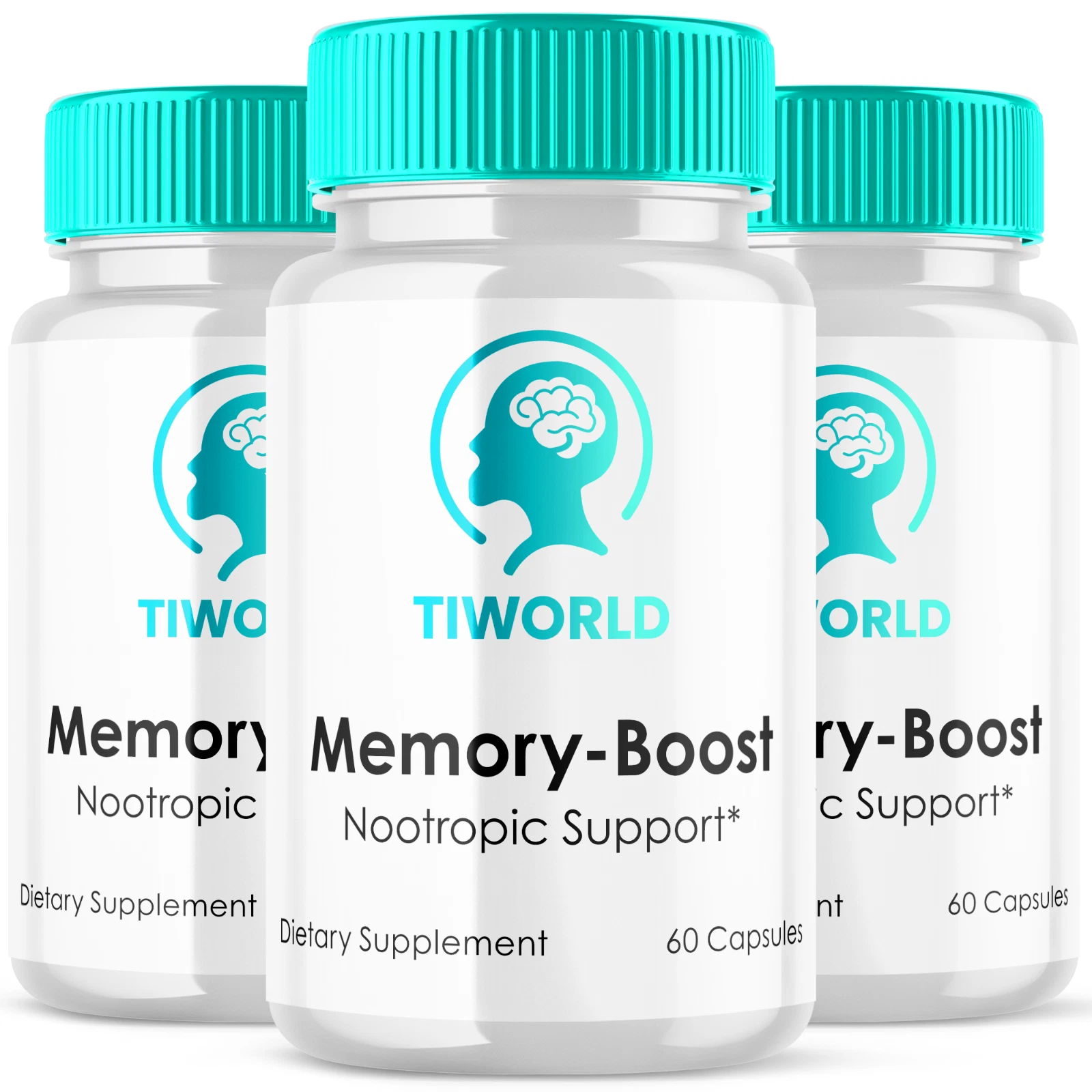 Tiworld Advanced Memory Boost Nootropic Formula Brain Health Support 180 Capsule