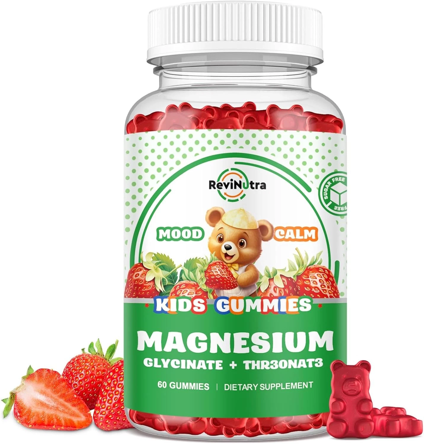 Magnesium Complex Gummies for Kids & Adults - Supports Calm, Mood, Stress & Bone