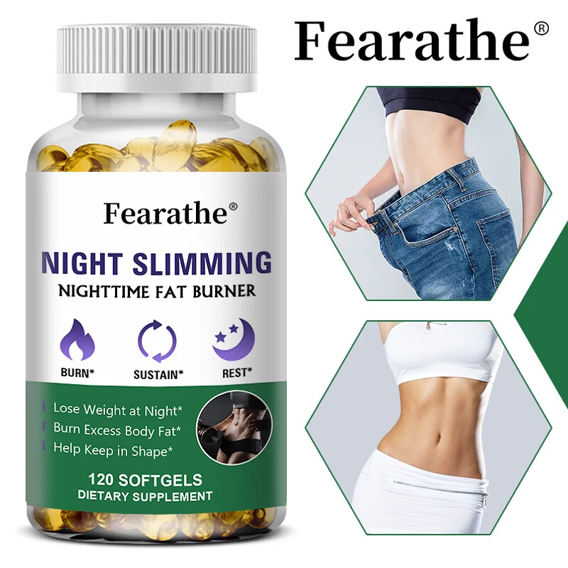 Night Time Fat Burner Supplement - Weight Loss,Appetite Suppressant,Detox Clean
