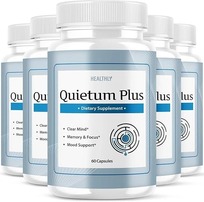 Quietum Plus Tinnitus Relief Clear Mind Dietary Supplement (300 Capsules) 5-Pack