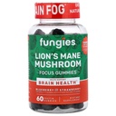 Lion's Mane Mushroom Gummies, Blueberry and Strawberry, 60 Pectin Gummies