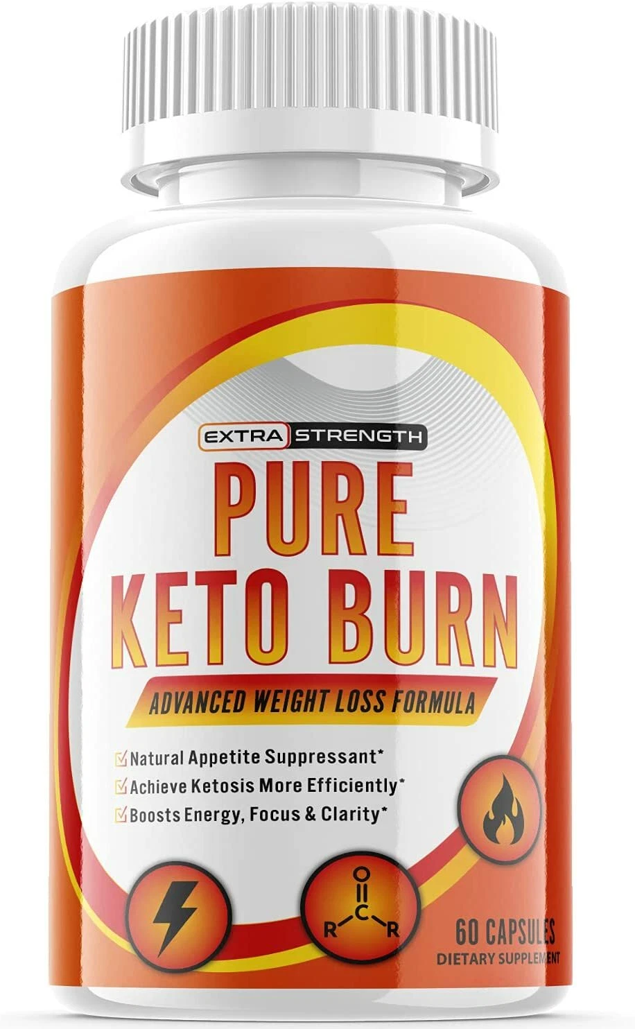 1-Pure Keto Burn Diet Pills,Weight Loss,Fat Burn,Appetite Suppressant Supplement